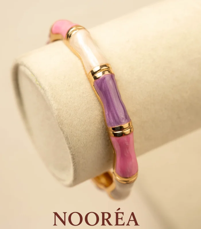 Lavender Charm Bangle