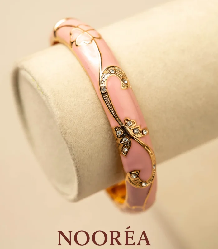 Pink Vine Bangle