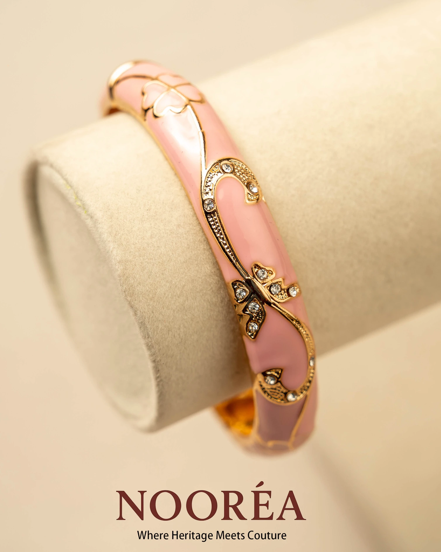 Pink Vine Bangle