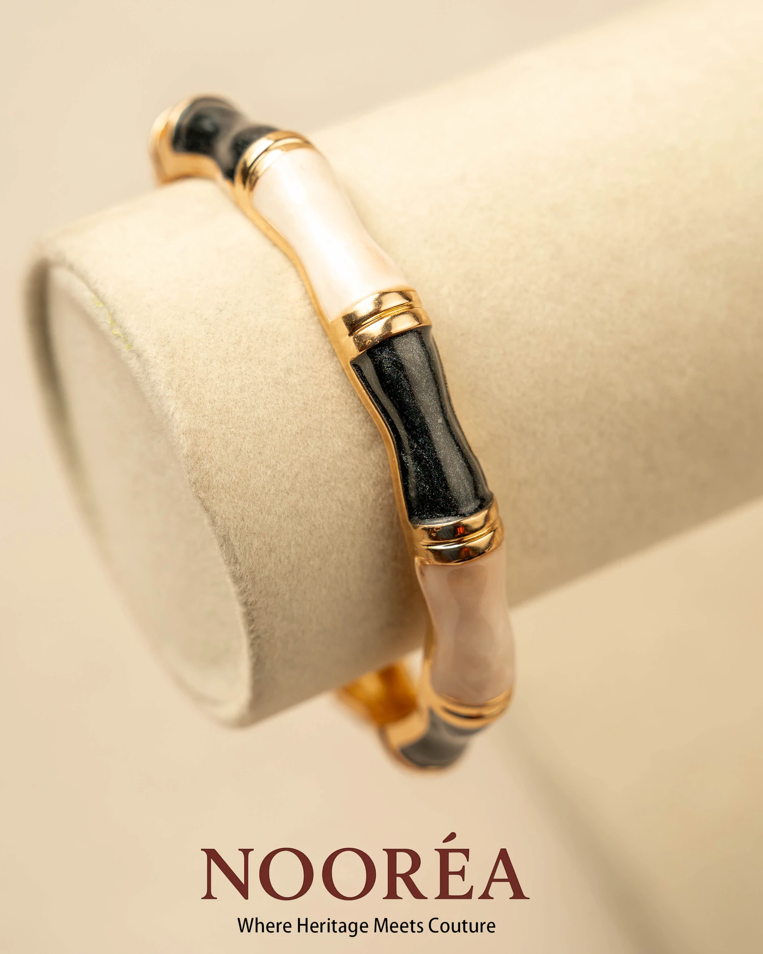 Midnight Bamboo Bangle