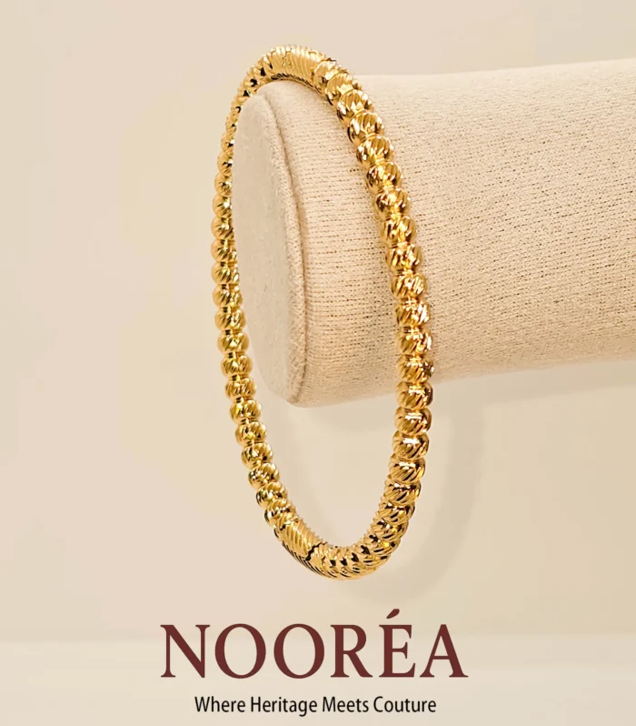 Gold Mesh Radiance Bracelet