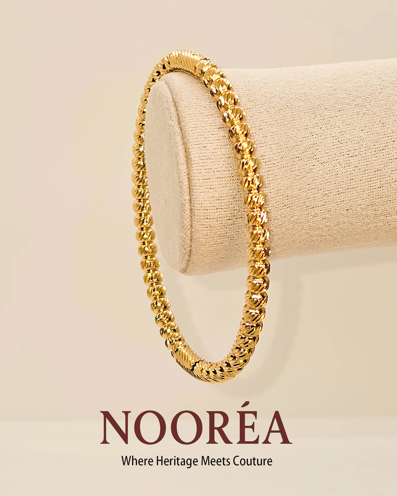 Gold Mesh Radiance Bracelet