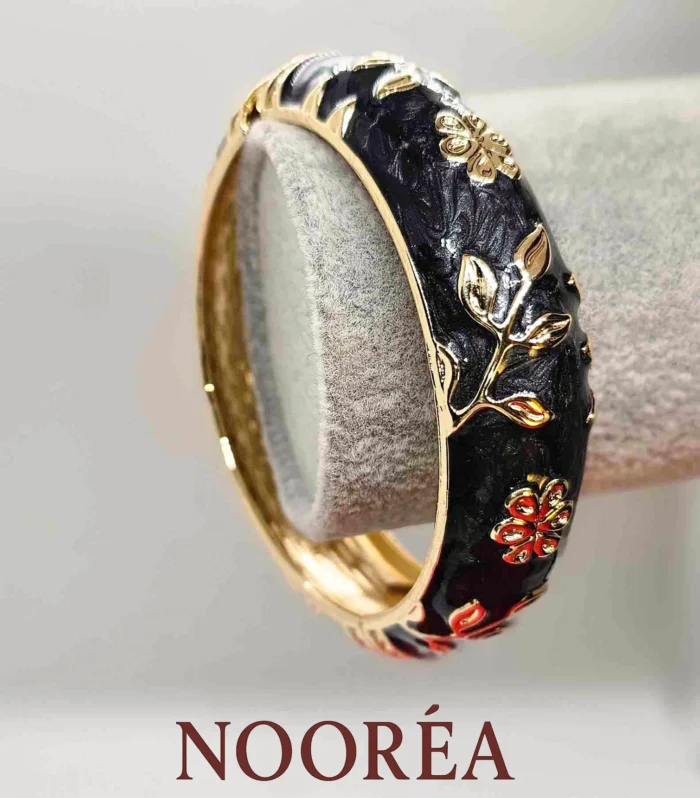 Midnight Bloom Heritage Cuff