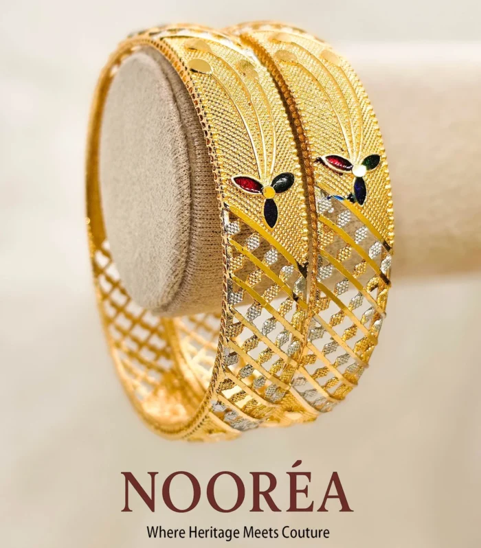 Kanza Lattice Layer Bangle