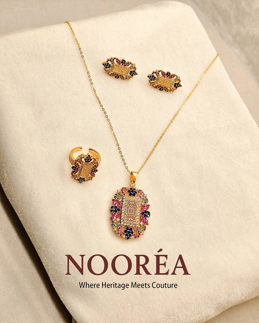 Rangika Heritage Pendant Set