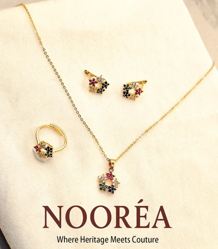 Sitara Blossom Necklace Set