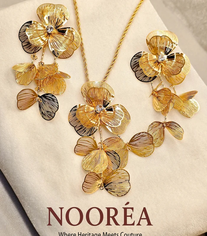 Kanika Floral Drop Set