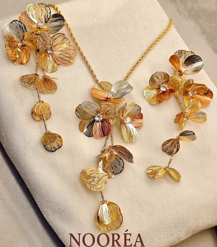 Pushpalata Antique Floral Set