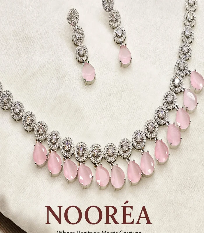 Soft Rose Crystal Set