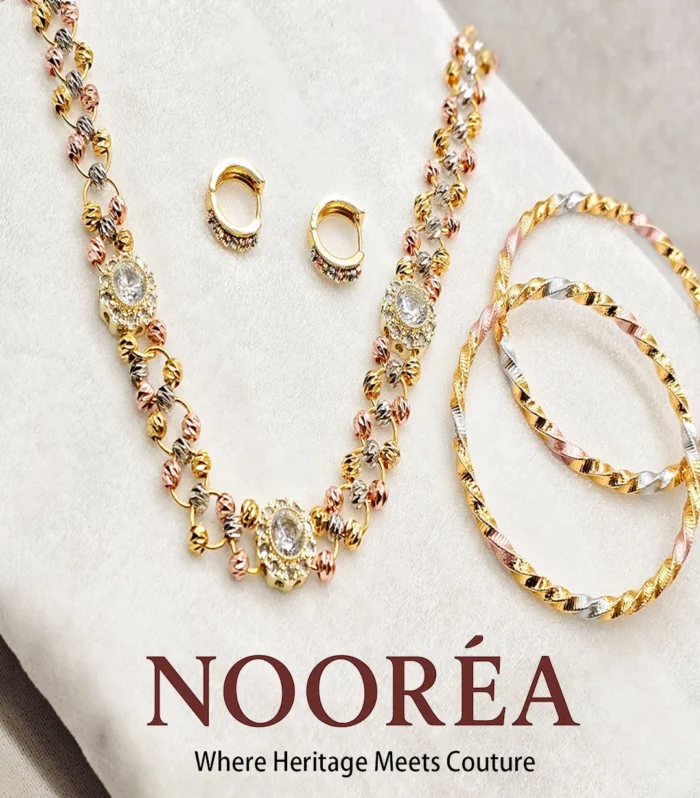 Radiant Golden Mosaic Set