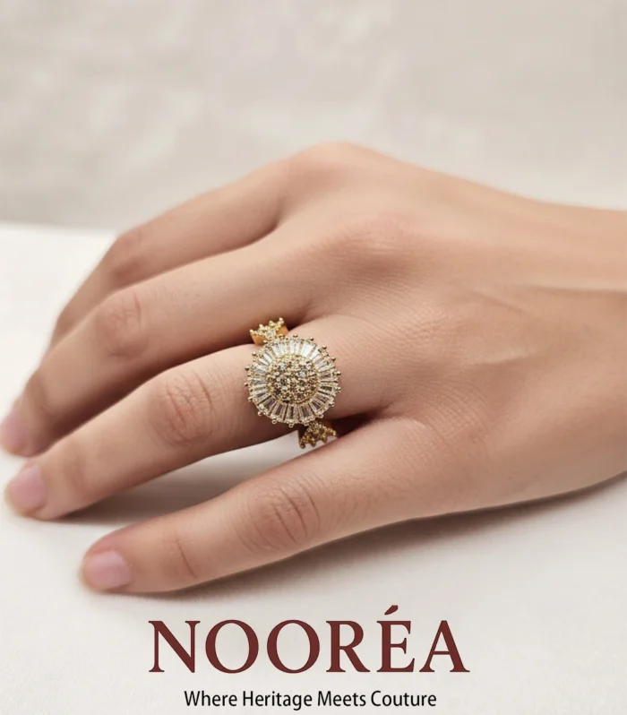 Ornate Gold Dome Ring