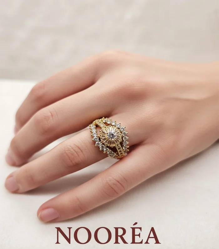 Vintage Teardrop Halo