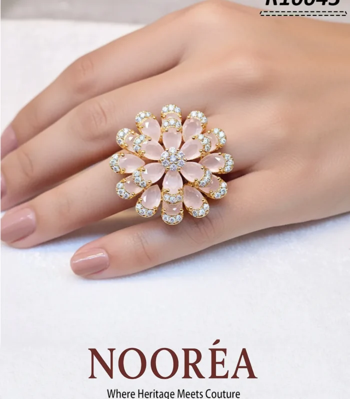 Pearl Petal Radiance Ring