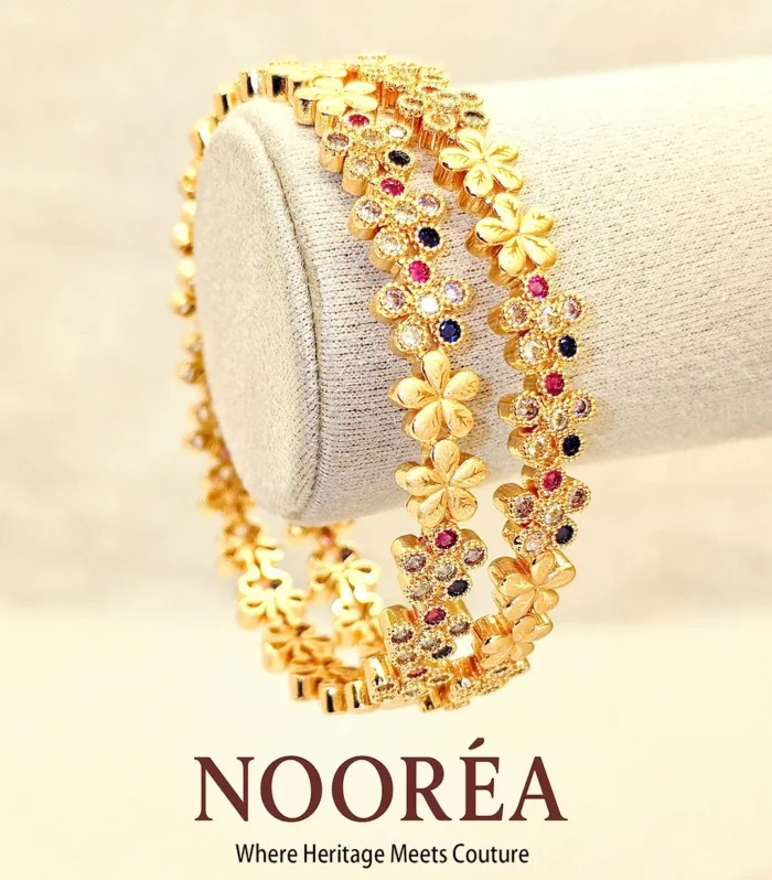 Scarlet Bloom Heritage Bangle