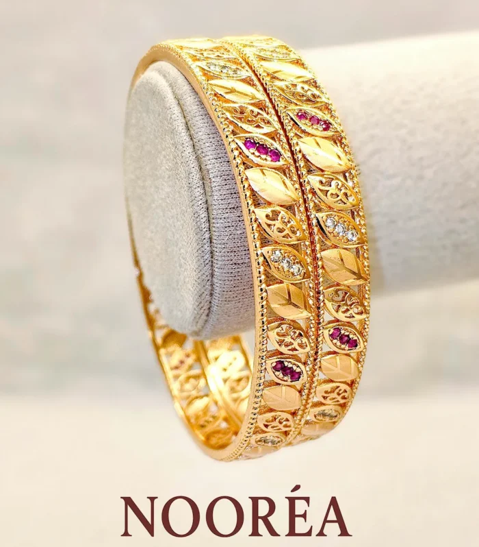 Crimson Line Heritage Bangle