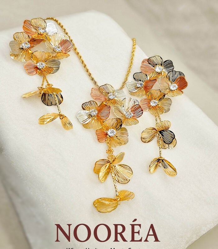 Pushpalata Antique Floral Set