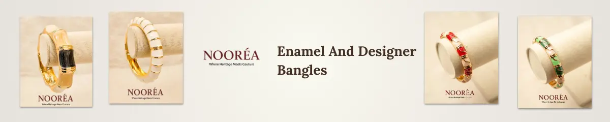 Enamel And Designer Bangles